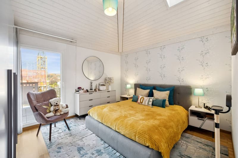 Attic 3.5 rooms comfortable - Large corner terrace and elevator (7)