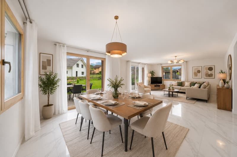 Prächtige Doppelvilla "Villa Rosa" mit Garagen (2)