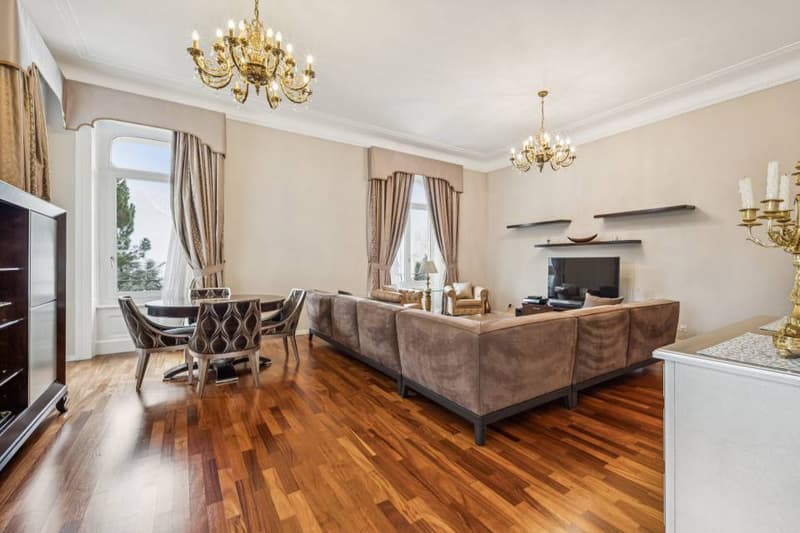 Rare à la vente, appartement dans l'immeuble Riant-Château Montreux Te (2)