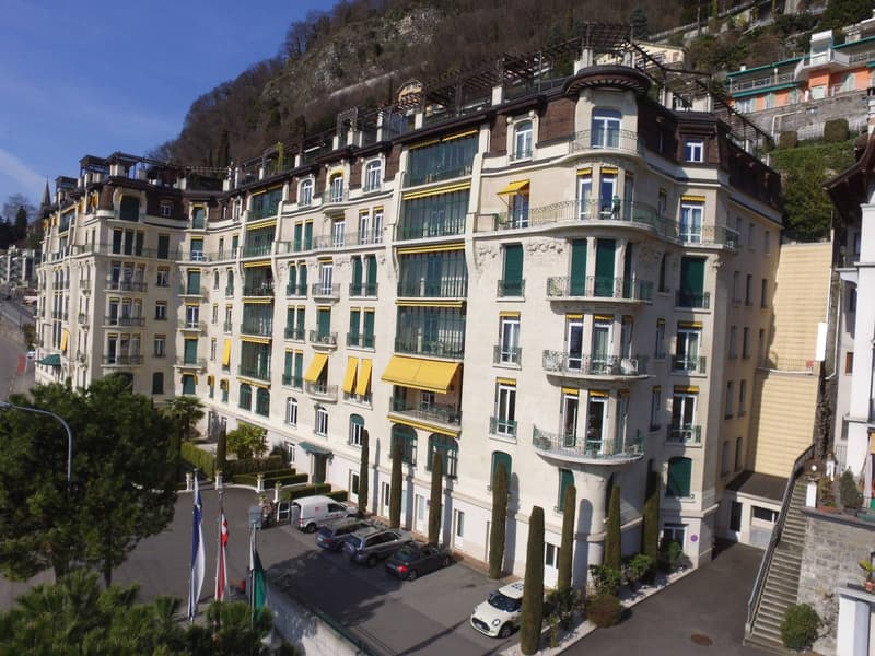 Rare à la vente, appartement dans l'immeuble Riant-Château Montreux Te (1)