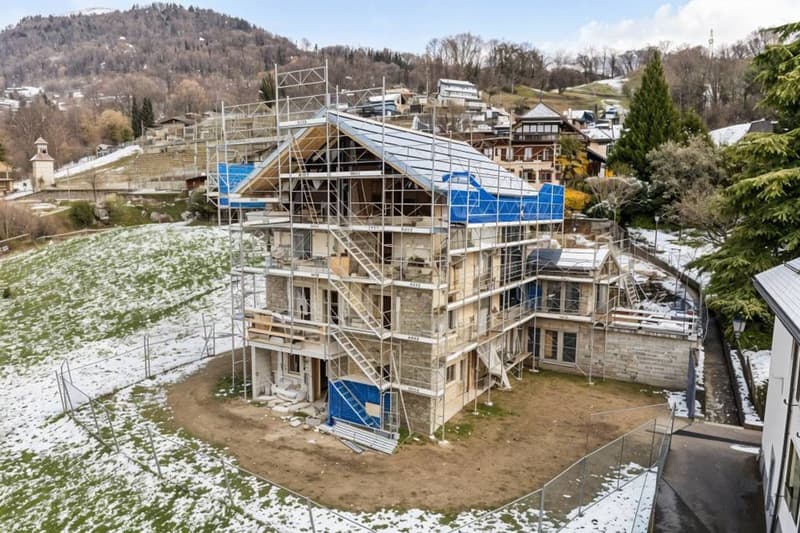 Vue drone façade