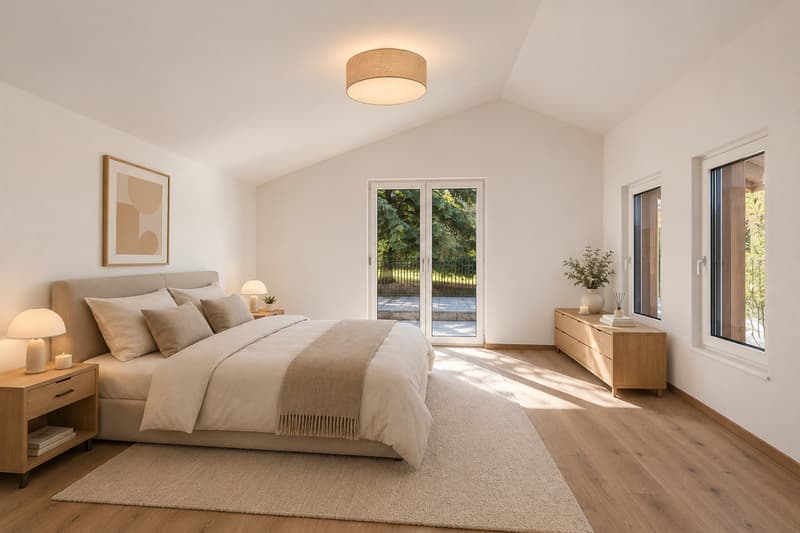 Chambre parentale meublée
