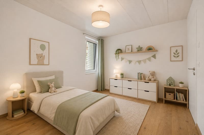 Chambre meublée