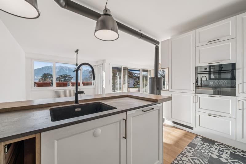 In a single-family home, 4 1/2 rooms with terrace and private garden (3)