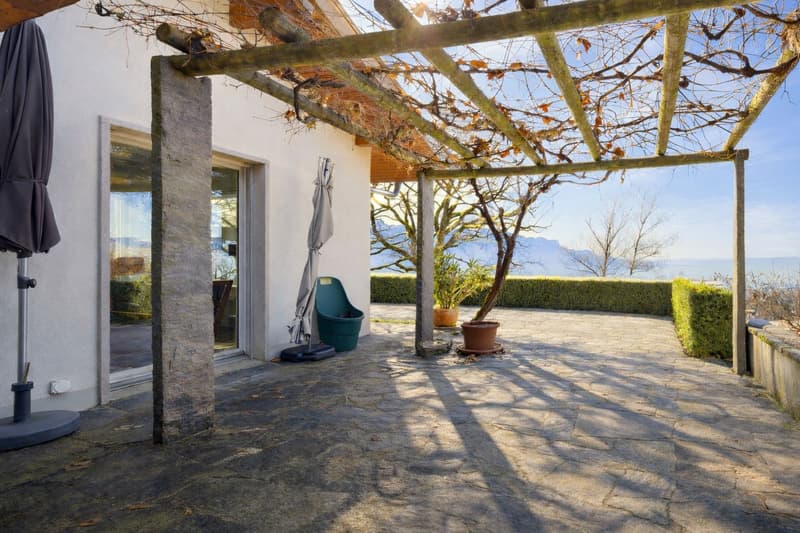 Single-story villa with a view of the lake and the castle (2)