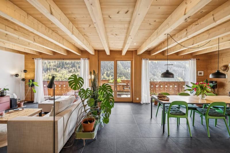 Magnificent chalet with breathtaking views of the Dents du Midi (2)