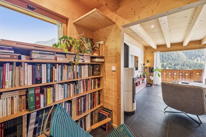 Magnificent chalet with breathtaking views of the Dents du Midi (9)