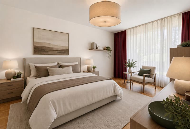Apartment with 3.5 rooms "two steps" from the lake (8)