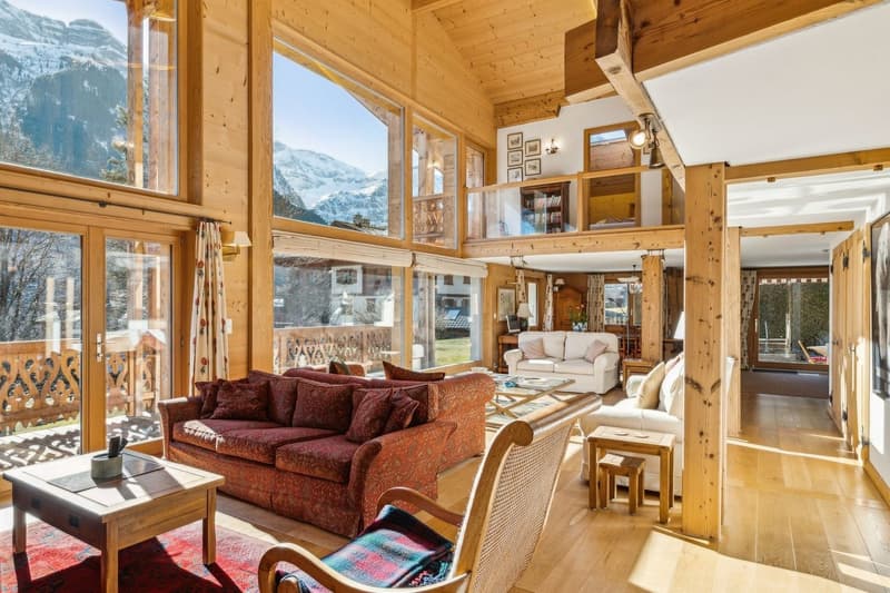 EXCLUSIVITE - CHALET ATYPIQUE - CENTRE VILLAGE sur 2000 m2 de terrain (4)