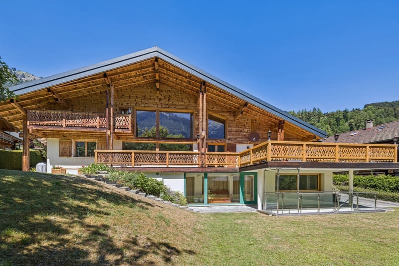 EXCLUSIVITE - CHALET ATYPIQUE - CENTRE VILLAGE sur 2000 m2 de terrain (2)