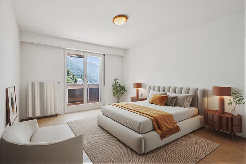 Magnificent 2.5-room apartment on the top floor with panoramic balcony in Montreux (5)
