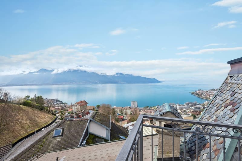 Maison villageoise de caractère balcon en toiture avec très belle vue (1)