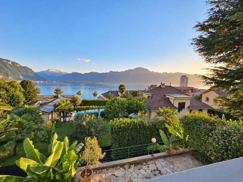 Vue exceptionnelle - Superbe 3.5 pièces proche du centre de Montreux (1)