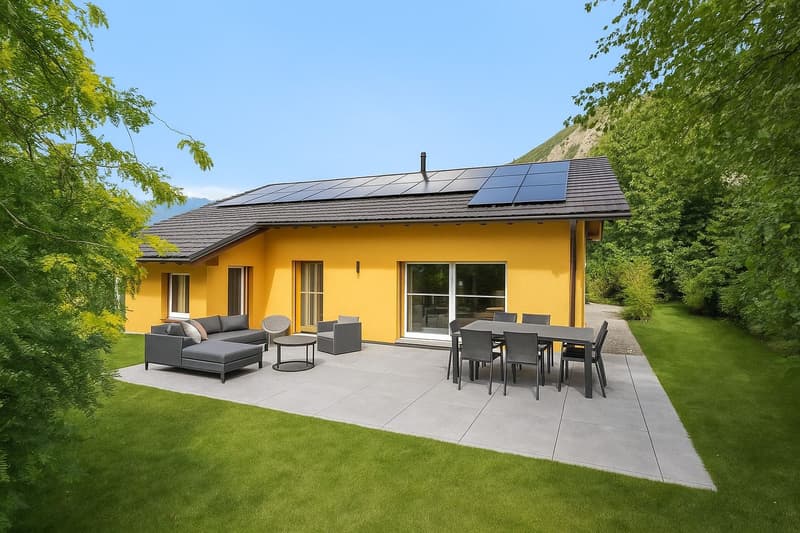 Casa indipendente vicino a Sion - Grande terreno e grande potenziale (4)