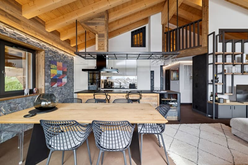 Dachgeschoss - 4,5 Zimmer - Thermisches Wohlbefinden und Ski direkt an den 4 Vallées (2)