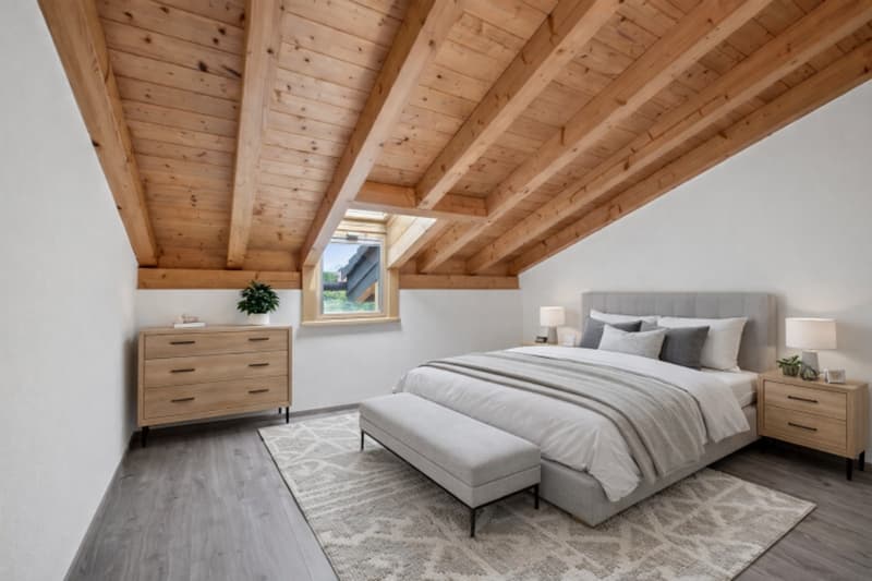 Attic with beautiful ceiling height. (7)
