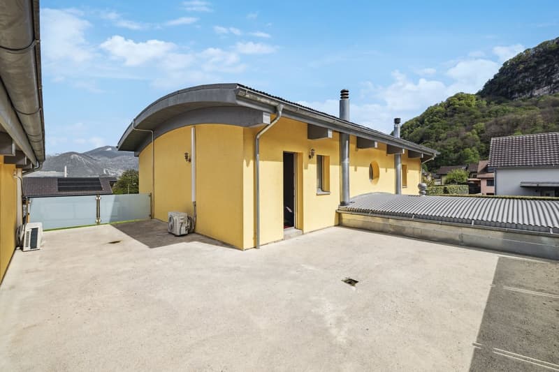 Villa contemporaine avec annexe à Collombey-Muraz (12)