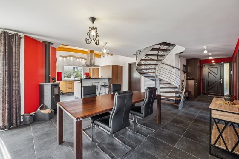 Villa contemporaine avec annexe à Collombey-Muraz (5)