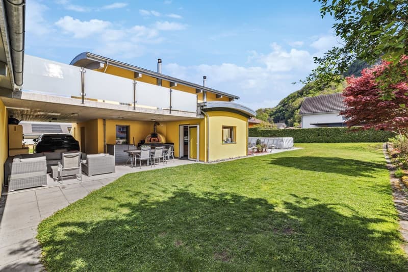Villa contemporaine avec annexe à Collombey-Muraz (13)