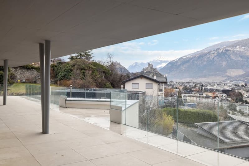 Außergewöhnliches Dachgeschoss mit Blick auf die Schlösser (2)