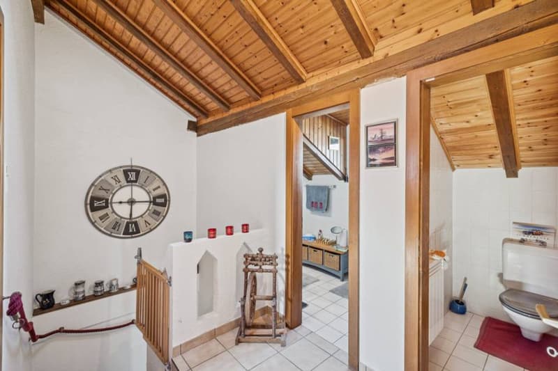 Elegant semi-detached house with vast land in the heart of Saillon (8)