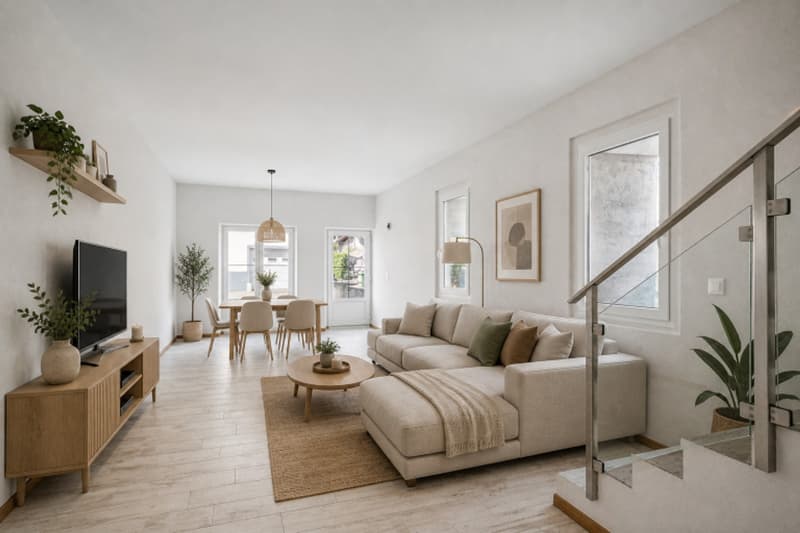 Duplex of 4.5 rooms with character in small PPE (2)