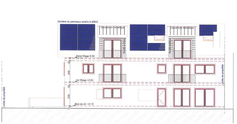 Avant-projet - Immeuble avec potentiel de développement à Charrat (6)