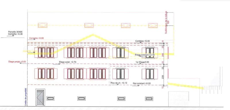 Avant-projet - Immeuble avec potentiel de développement à Charrat (4)
