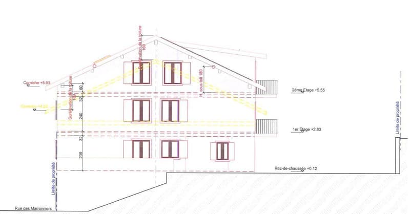 Avant-projet - Immeuble avec potentiel de développement à Charrat (5)