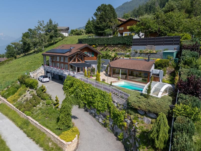 Panoramic view and alpine elegance with pool (5)