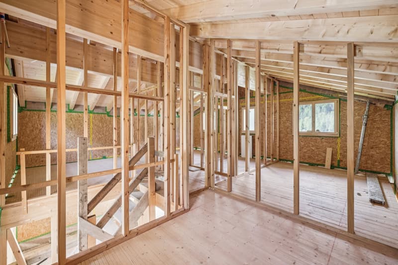 Elegant chalet under construction with bespoke finishes in Evolène (7)