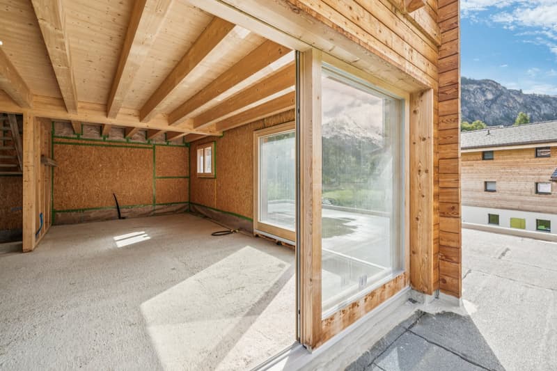 Elegant chalet under construction with bespoke finishes in Evolène (11)