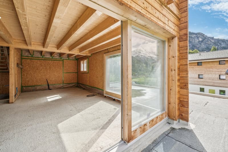 Elegant chalet under construction with customized finishes in Evolène (11)