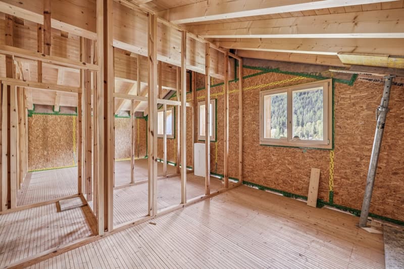 Elegant chalet under construction with bespoke finishes in Evolène (8)