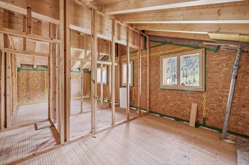 Elegant chalet under construction with bespoke finishes in Evolène (8)