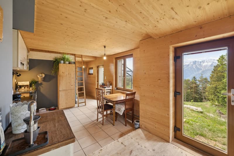 Chalet individuel 3,5 pièces en pleine nature Valaisanne (6)