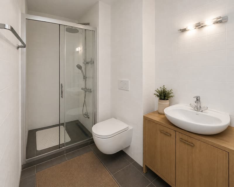 Two and a half room apartment with two bathrooms and through access (10)