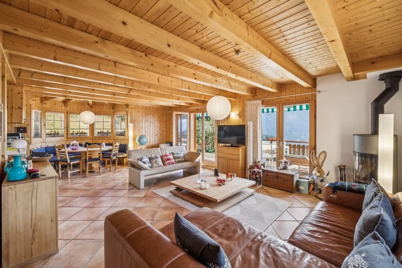 Chalet de charme avec espace bien-être et vue spectaculaire (4)