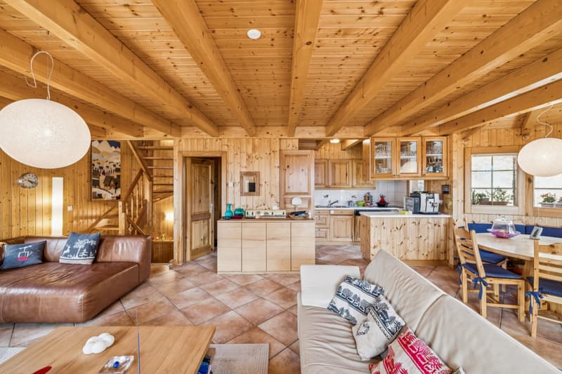 Chalet de charme avec espace bien-être et vue spectaculaire (6)