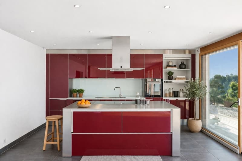 Villa avec annexe indépendante en dominance sur la plaine. (4)