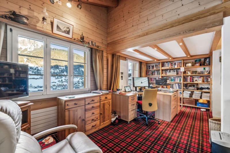 Magnificent exceptional chalet with panoramic views of the mountains (7)