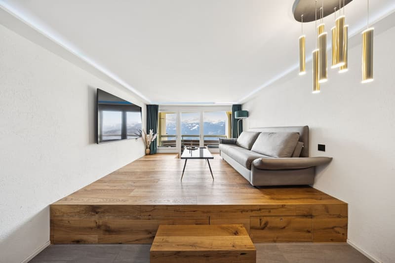 Charmant appartement de 3,5 pièces avec cuisine et salle de bains, lum (5)