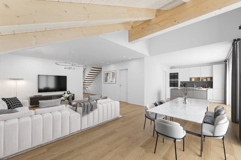 Duplex di 6,5 locali con vista impareggiabile sul lago di Brienz (9)