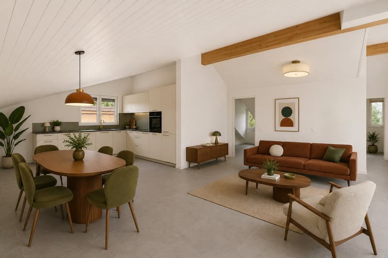 Loft contemporain offrant une vue dégagée sur les terres agricoles env (1)