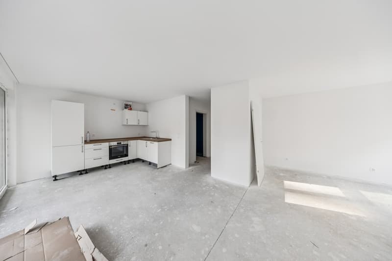 L'espace de vie ouvert offre de généreux volumes et constitue une base idéale pour créer un intérieur à votre image.