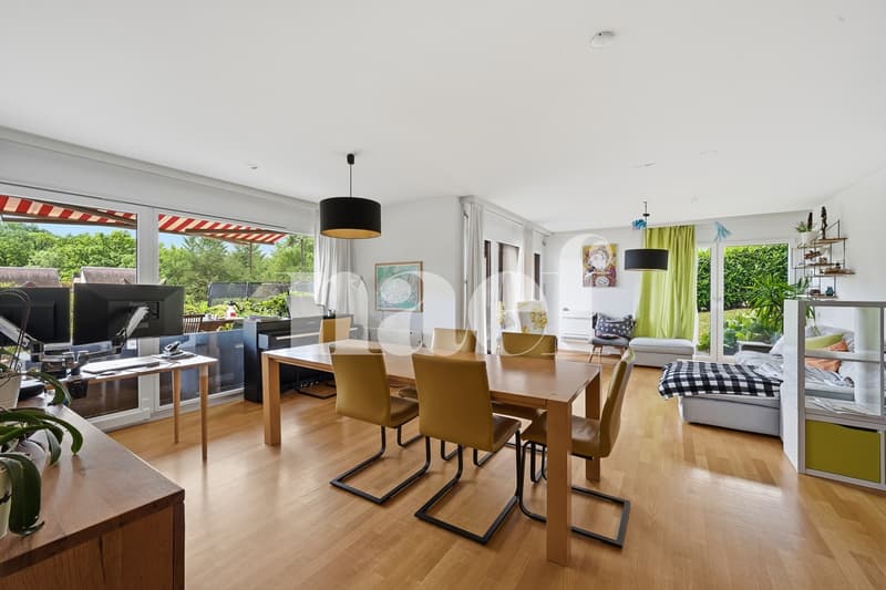 Exklusiv: Großes Duplex mit 4.5 Zimmern und Garten (5)