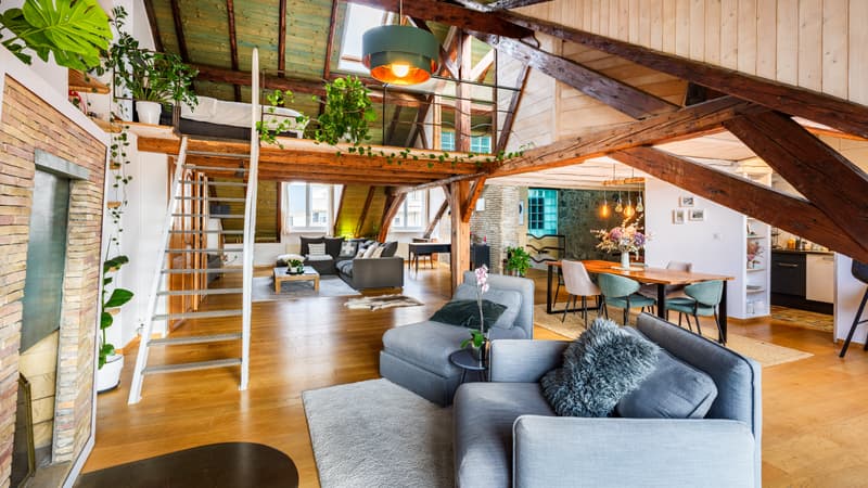 Appartement-loft Triplex au 5ème étage