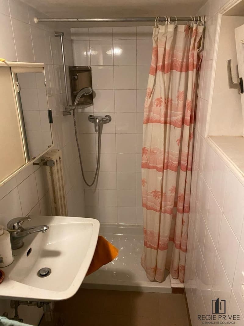 Douche commune