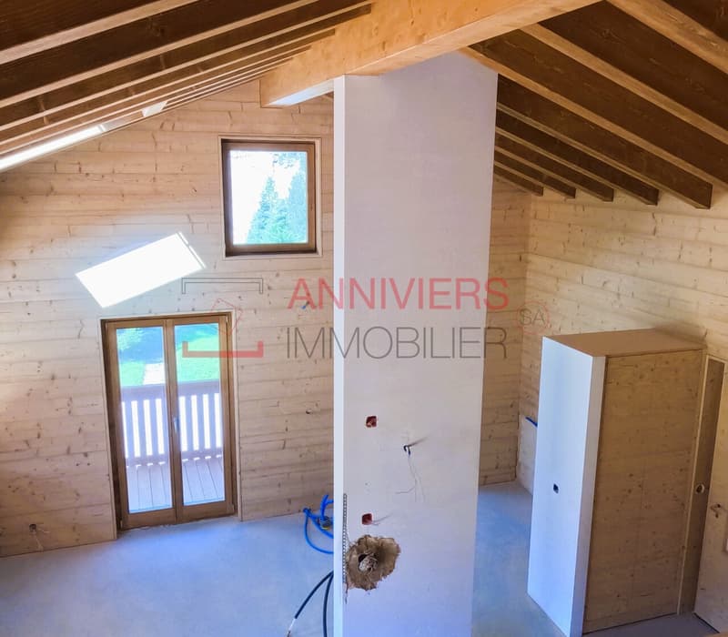 Exclusivité à Zinal  Chalet neuf et authentique dans le vieux village (6)