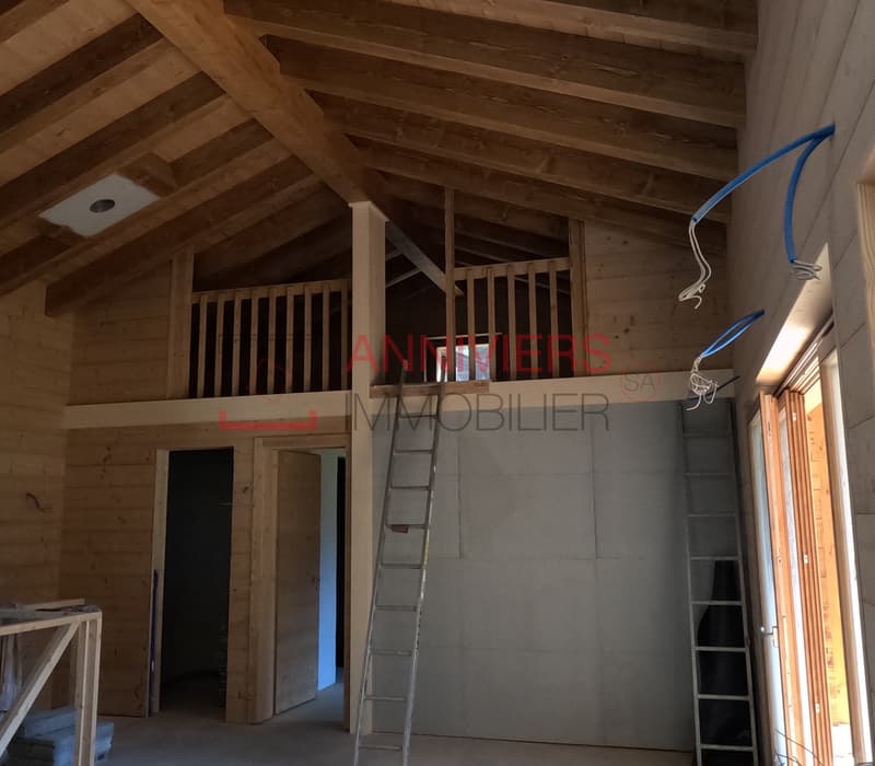 Exclusivité à Zinal  Chalet neuf et authentique dans le vieux village (5)